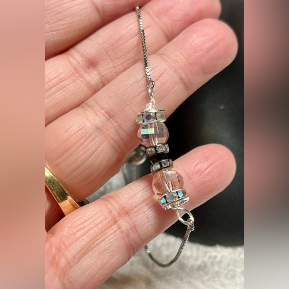 ladies pull string adjustable/retractable bracelet/link chain - Picture 4 of 11